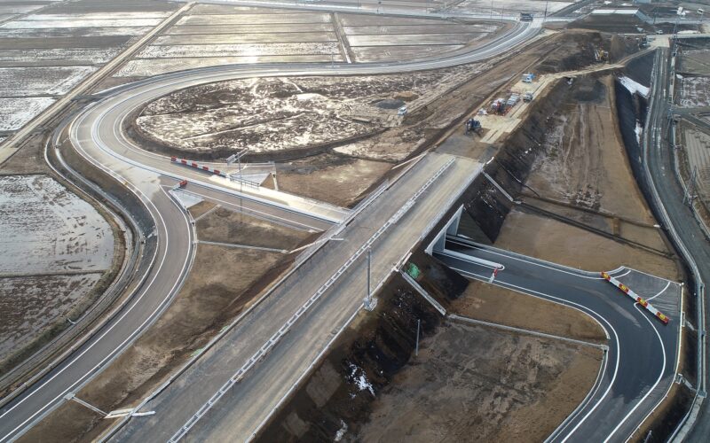 後平東地区道路改良工事