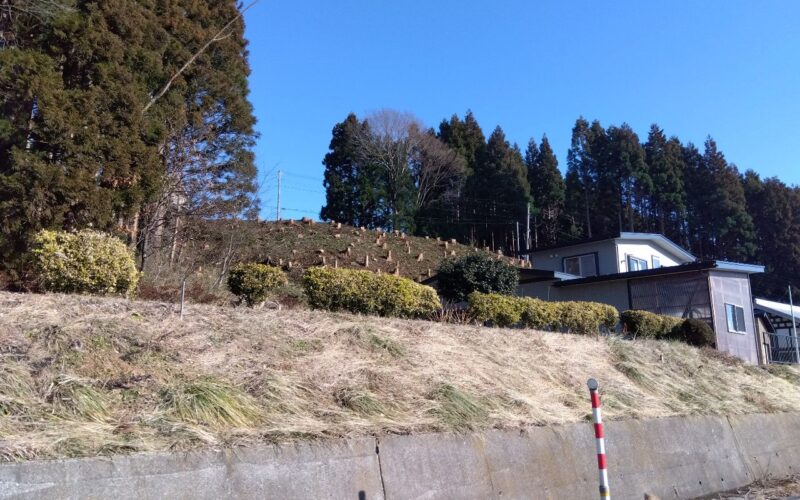 沼端１号区域急傾斜地対策工事